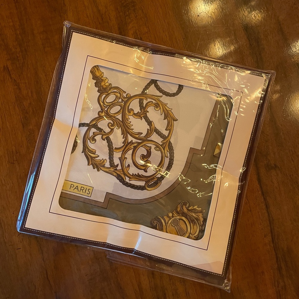 Hermes Vintage Les Clés Silk Scarf